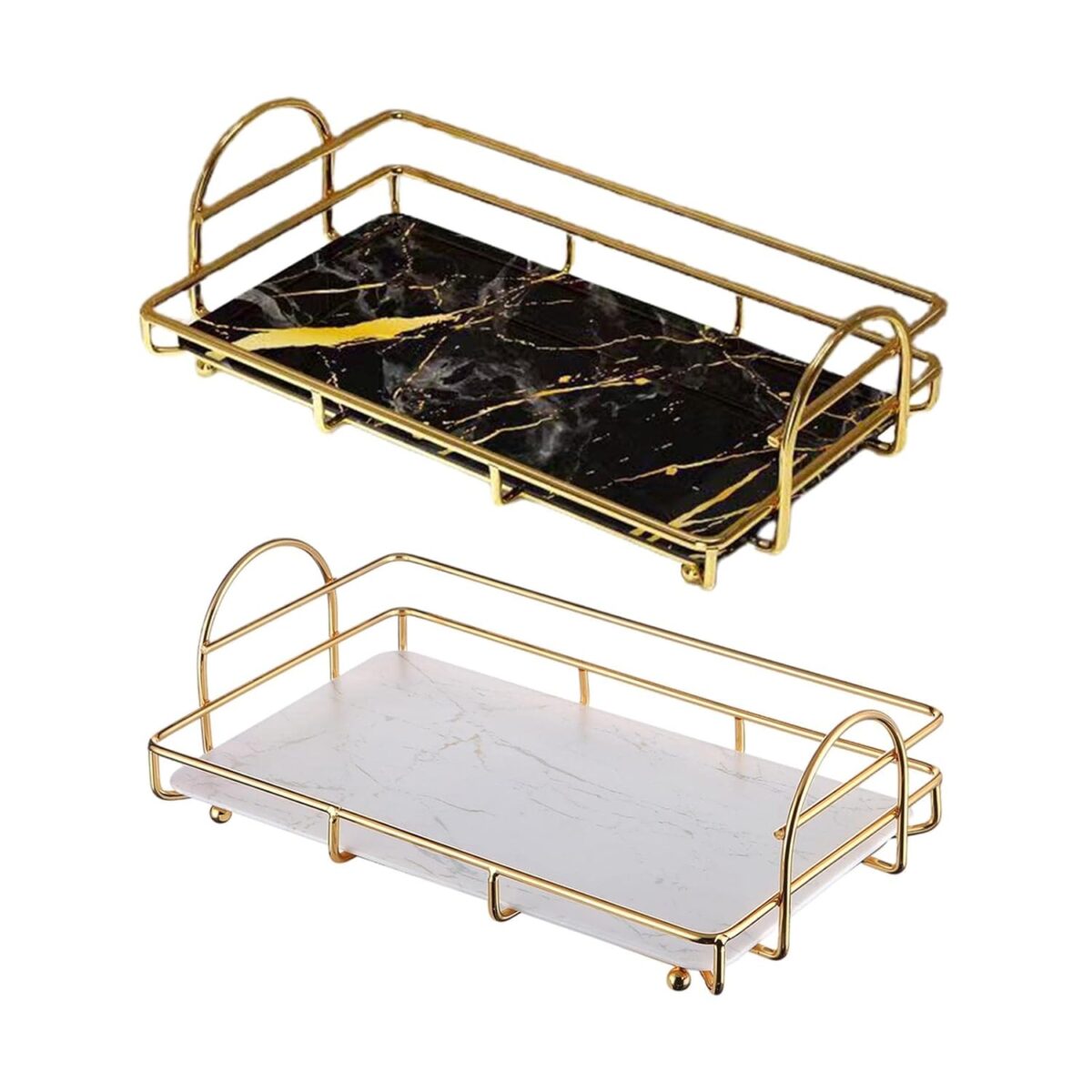 Display Tray for Makeup Lipstick Perfume Jewelry Elegant Vanity Organizer 5 1