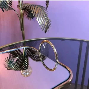 Mirror Tray with Handle – Elegant Tableware & Cosmetics Dish for Vanity and Decor