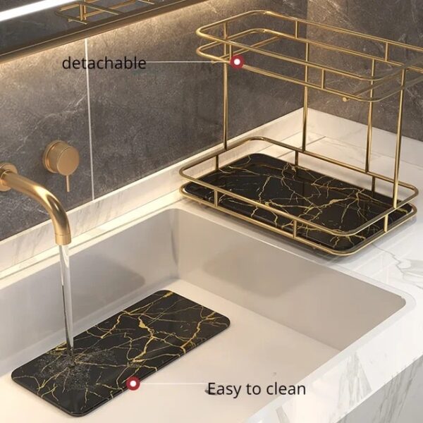 2-Layer Acrylic Countertop Organizer -Clear Storage Solution for Vanity & Bathroom - Image 6