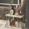 2-Layer Acrylic Countertop Organizer -Clear Storage Solution for Vanity & Bathroom (4)