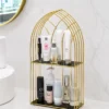 2 Layer Arc Design Cosmetic Organizer Washroom Rack 1