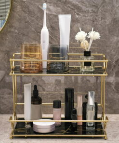 2-Layer Vanity Cosmetics Organizer – Perfect for Your Dressing Table & Bathroom (1)