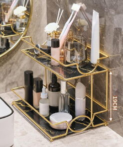 2-Layer Vanity Cosmetics Organizer – Perfect for Your Dressing Table & Bathroom
