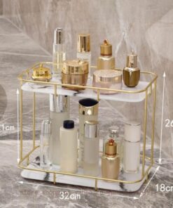 2-Tier Free Standing Shelf Organizer with European Design