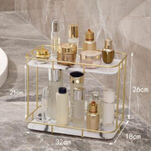 2-Tier Free Standing Shelf Organizer with European Design