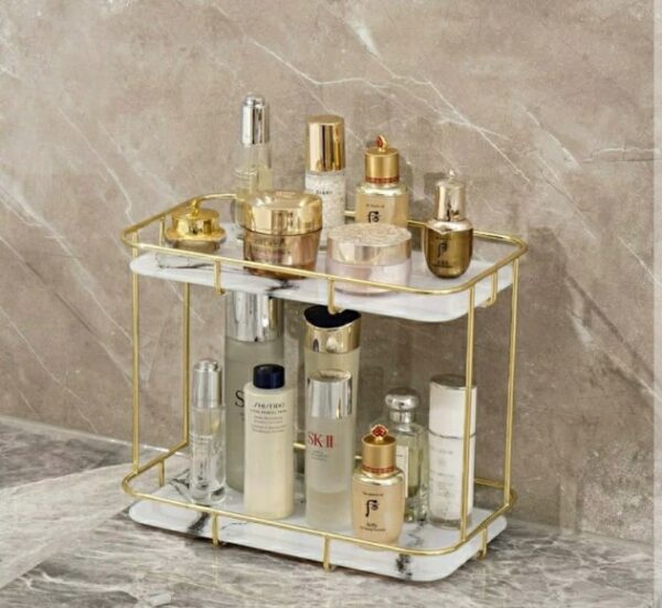 2-Tier Free Standing Shelf Organizer with European Design - Image 4