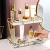 2-Tier Vanity Organizer for Cosmetics - Stylish Dressing Table Storage Solution