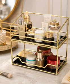 Alternative view of 2 layer Makeup and Perfume Organizer for Dressing Table