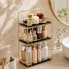 3 tier countertop makeup organizer for cosmetics skincare and perfumes