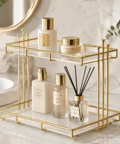 Bathroom Countertop Storage Organizer