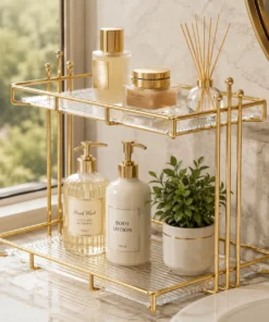 Alternative view of Bathroom Countertop Storage Organizer