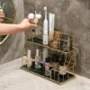 Bathroom Vanity Tray – Cosmetic Shelf Organizer for Makeup, Skincare & Essentials