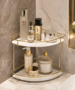Alternative view of Bathroom Acrylic Corner Countertop Shelf
