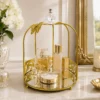 Cage Butterfly Makeup Storage Rack for Vanity