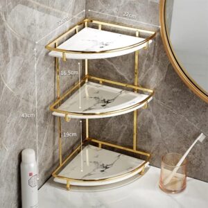 Corner Countertop Organizer – 3 Tier Shelf with Premium Design for Compact Storage