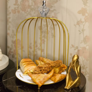 Cosmetics Cage Organizer with Butterfly Design - Beauty Meets Grace