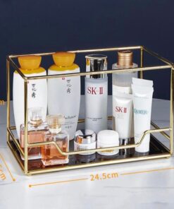 Cosmetics Organizer Tray for Jewelry, Perfume & Makeup – Elegant Storage for Vanity & Countertop (3)