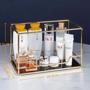 Cosmetics Organizer Tray for Jewelry, Perfume & Makeup – Elegant Storage for Vanity & Countertop (3)