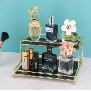 Double Layer Premium Organizer – Elegant Storage Solution for Cosmetics, Jewelry & More (1)