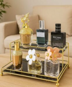 Double Layer Premium Organizer – Elegant Storage Solution for Cosmetics, Jewelry & More (2)