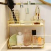 Double Layers Premium Organizer – Stylish Storage Solution for Cosmetics, Skincare & Bathroom Essentials