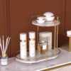 Free Standing 2-Tier Shelf – Luxury Makeup Organizer for Home & Vanity (2)