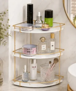Bathroom Corner Shelf-wahaj decor