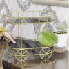 2Tier Makeup Organizer & Utility Cart – Multi Functional Storage for Office, School, Living Room, or Tea Trolley Use