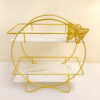 Luxury 2-Tier Cosmetic Organizer-Multi-Functional Vanity Storage Shelf for Bathroom & Countertops