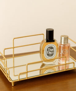 Alternative view of Vintage Glass Vanity Tray | Elegant Perfume & Jewelry & Home Decoration