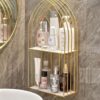 Luxury-Golden-Arch-Shaped-Organizer-Shelf-3