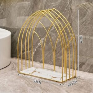 Luxury-Golden-Arch-Shaped-Organizer-Shelf