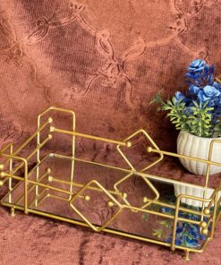 Alternative view of Luxury Jewelry and Perfume Organizer with a Stunning Cosmetics Tray Mirror