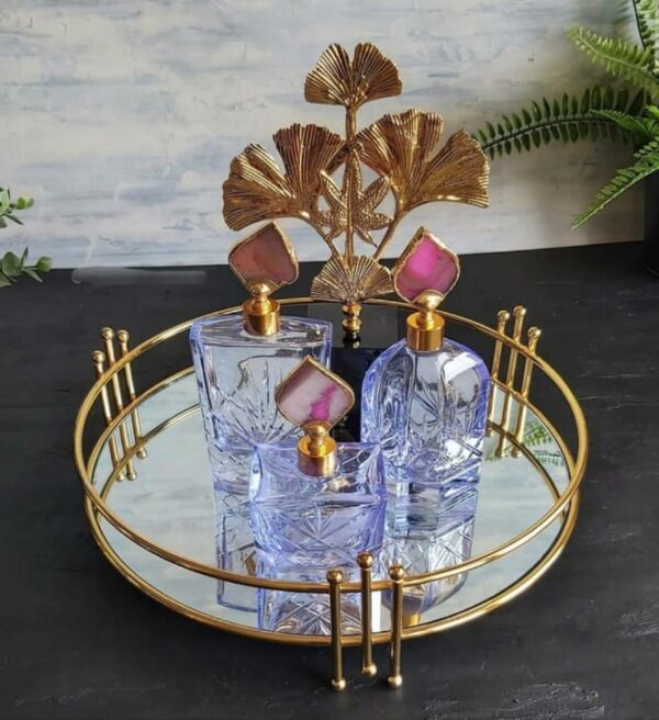 Luxury Makeup Organizer Mirror Tray for Cosmetics -Stylish Storage Solution Makeup - Image 5