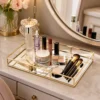 Luxury Makeup Organizer Tray for cosmetics and beauty essentials