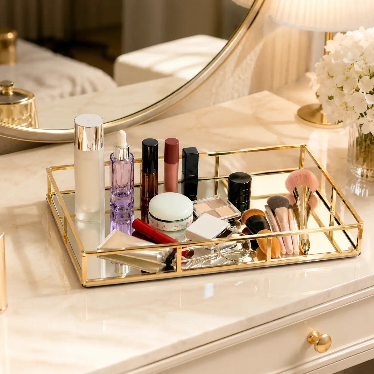 Luxury Makeup Organizer Tray - Image 3