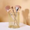 Makeup Brush & Pen Organizer – Modern Metal Cosmetic Storage (1)