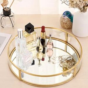 Metal & Glass Jewelry Storage Mirror – Elegant Organizer for Jewelry & Cosmetics (1)