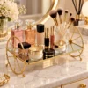 Modern Cosmetic Organizer Tray with Wheels-Stylish Makeup Storage