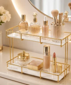 Alternative view of Nordic Style 2-Tier Makeup Organizer
