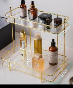 Perfect for vanities, countertops, or professional makeup stations, this cosmetics storage organizer helps you display and sort makeup, skincare, and beauty tools with ease. The tran (3)