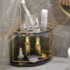 Premium 2-Layer Acrylic Corner Counter-Top Shelf - Modern Design Display for Organized Spaces