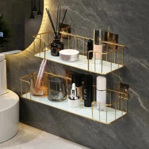 Premium Wall-Mounted Storage Rack for Bathroom – Space Saving Organizer Shelf for Toiletries & Essentials