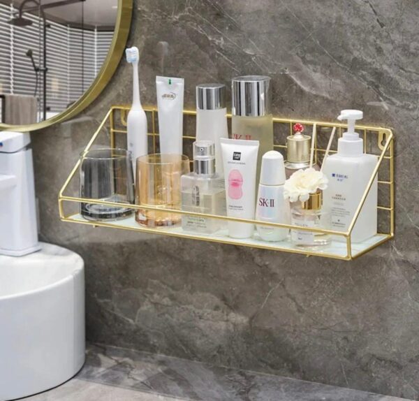 Wall Mounted Multipurpose Storage Rack for Bathroom – Space Saving Organizer Solution