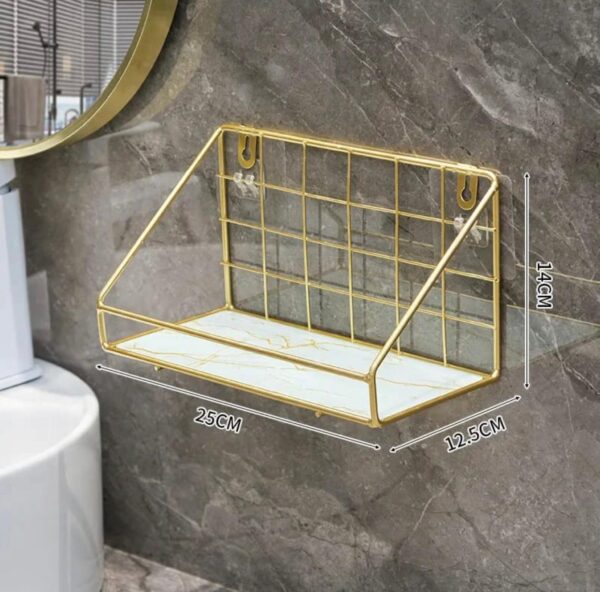 Wall Mounted Multipurpose Storage Rack for Bathroom – Space Saving Organizer Solution - Image 6