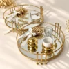 Makeup Organizer Mirror Tray for cosmetics and beauty essentials