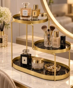 3-Tier Dressing Table Cosmetic Organizer for makeup and beauty essentials