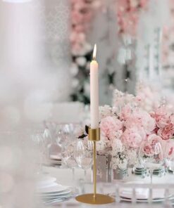 Modern Iron Candle Holder - Decorative Table Stand (3)