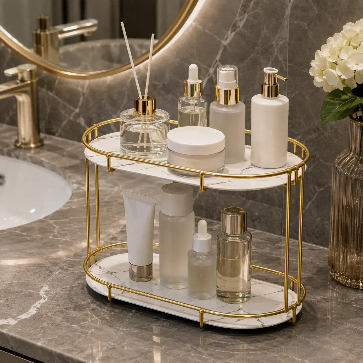 Bathroom Countertop Organizer