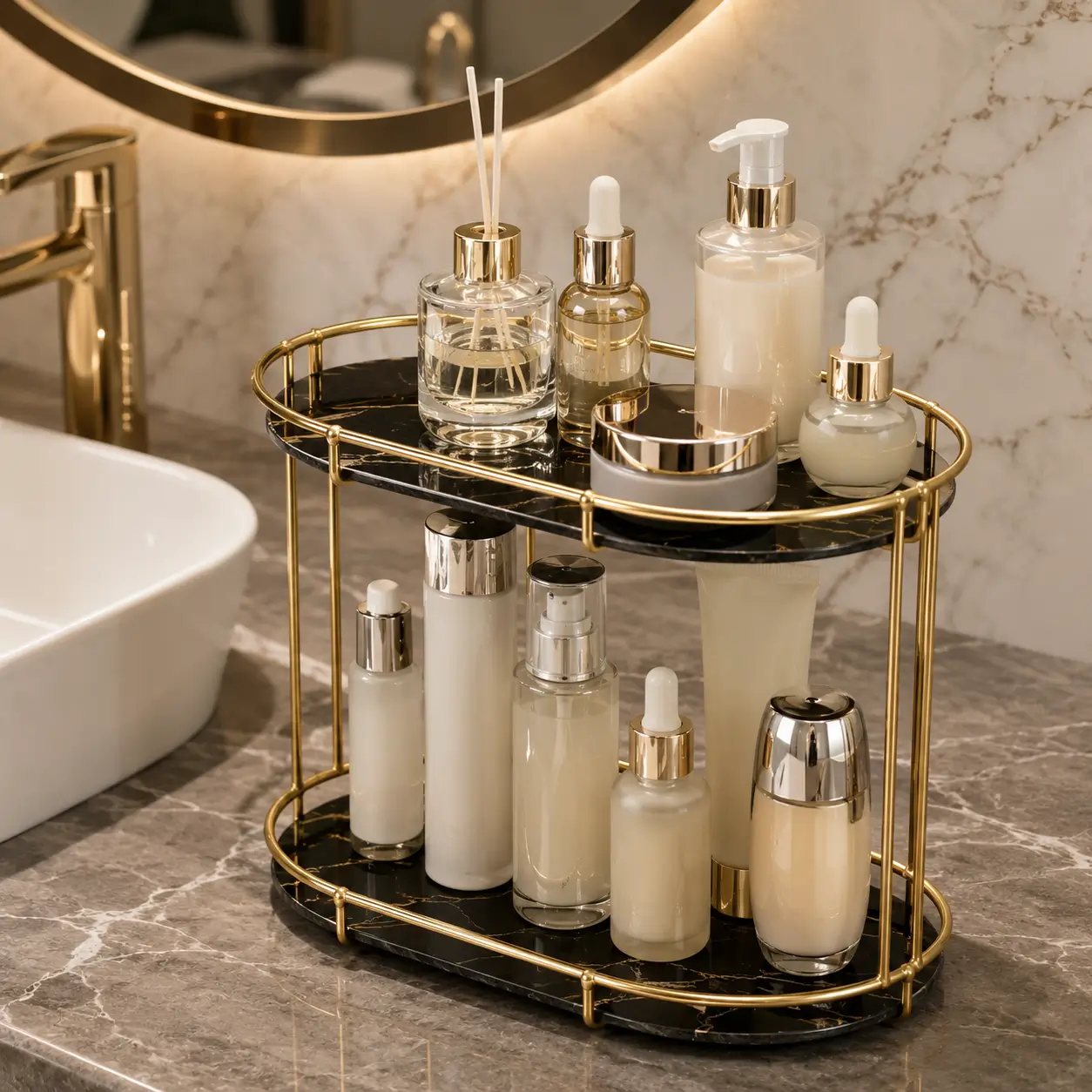 Bathroom Countertop Organizer